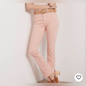 Mother Superior Women's Peach Parfait Cotton Blend The Insider Hover Jeans 25